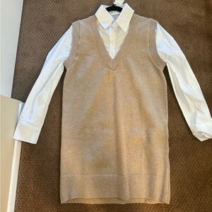 Collared Sweater Dress